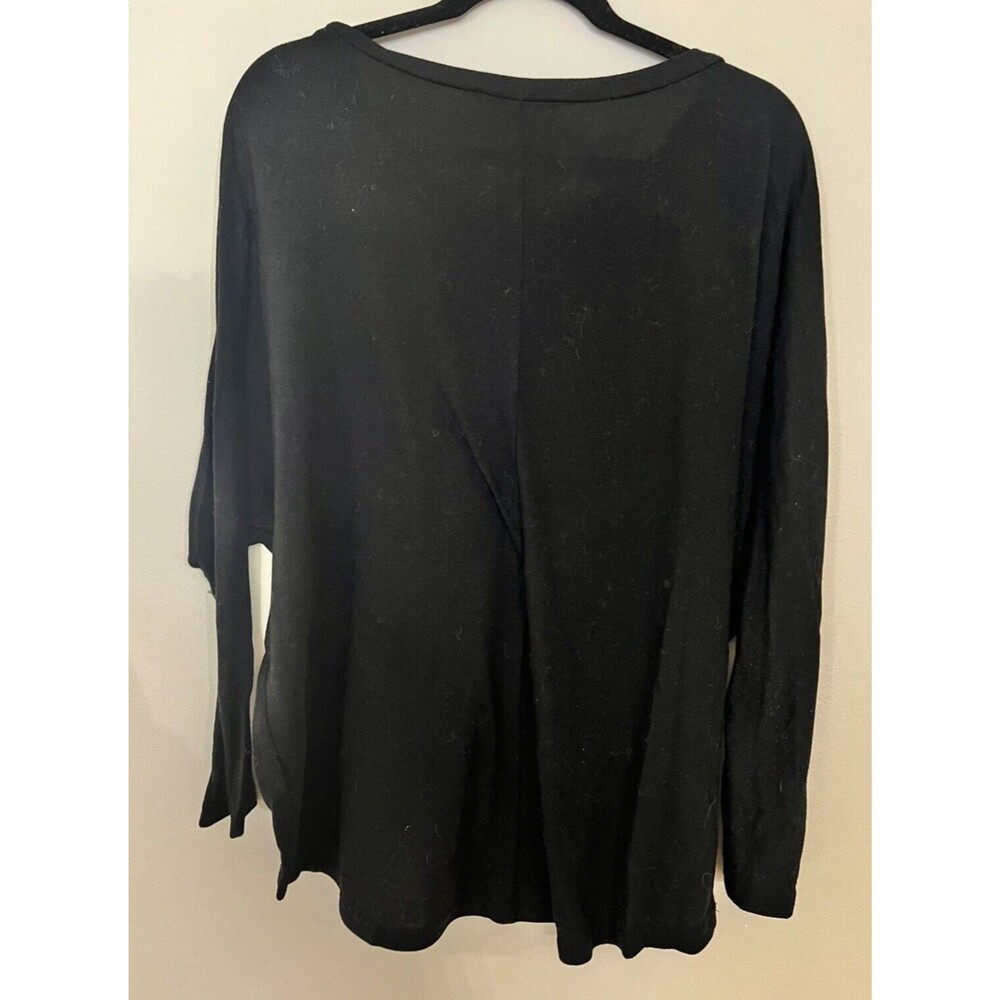 Amazon Black Oversized Long Sleeve Top - XL